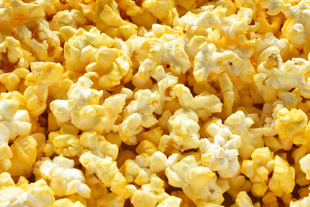 Buttered Popcorn Close Up