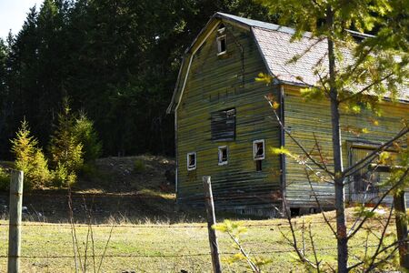 Old Weathered and Abandoned Barn