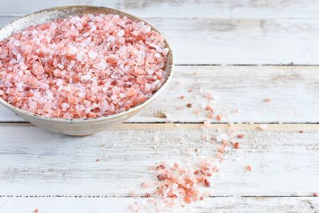 Organic Pink Himalayan Saltの写真素材