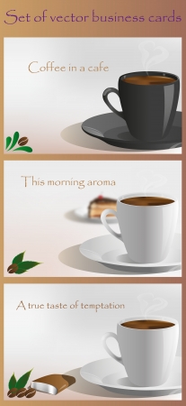 Business Card Coffeeのイラスト素材