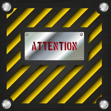 Textured metal surface with the screws on the bright striped background, abstract background of the technogenic with your textのイラスト素材