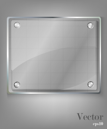 Glass framework set  Vector illustration のイラスト素材