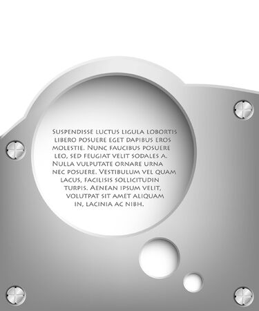 banner for the text of the aluminumのイラスト素材