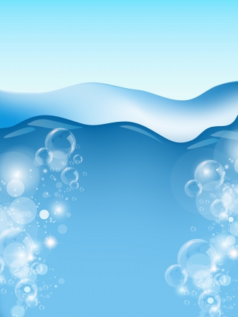   aqua backgroundのイラスト素材