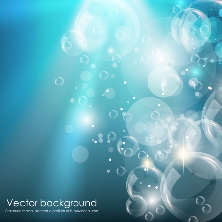 Blue water background  illustration のイラスト素材