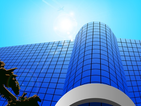 Business center  Vector illustration のイラスト素材