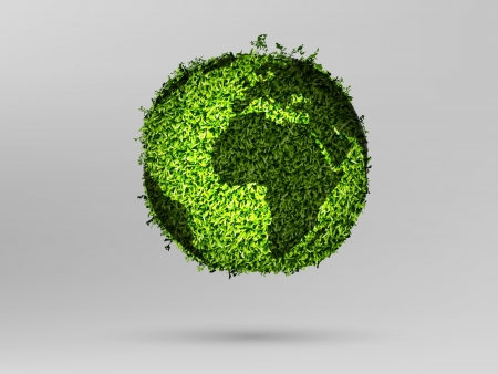planet green of the grassのイラスト素材