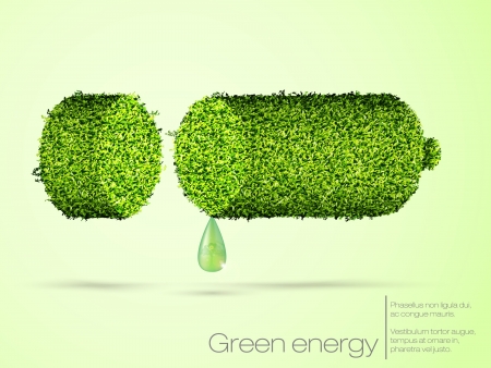 concept of clean, green energyのイラスト素材