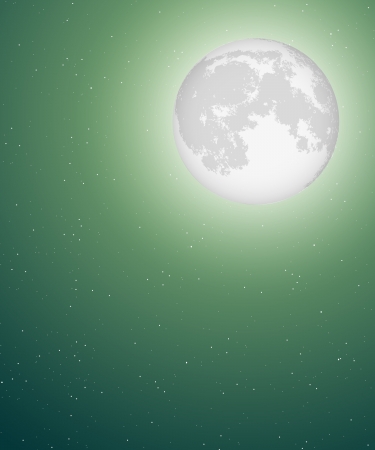 night sky background with moonのイラスト素材