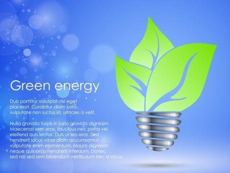 the concept of clean, green energyのイラスト素材