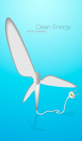 The concept of green energyのイラスト素材