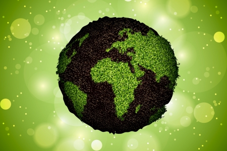 green planet grassのイラスト素材