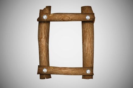 Wooden alphabet letter Oのイラスト素材