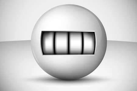 3D Ball with numbers, counterのイラスト素材