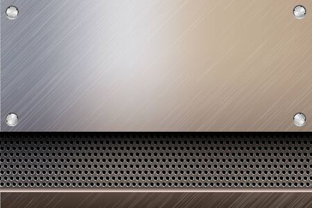 metallic steel backgroundのイラスト素材