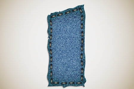 jeans figure 1, figure and letter from jeans textureのイラスト素材