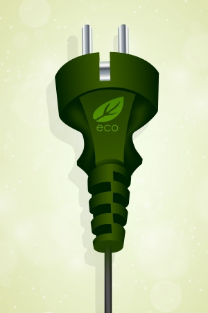 power eco plugのイラスト素材