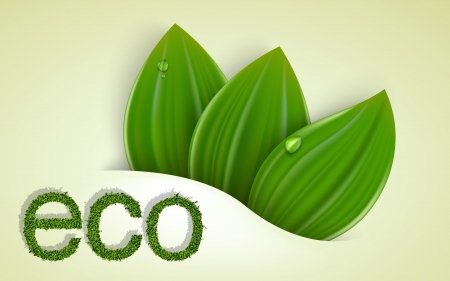 summer, green background with leaves and grassのイラスト素材