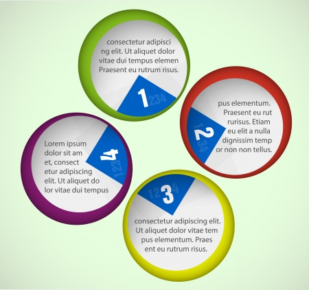 Infographics design templateのイラスト素材