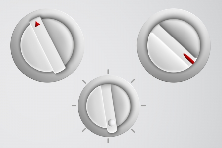 Vector control buttonのイラスト素材