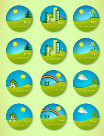 Icon of pure natureのイラスト素材