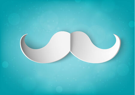 paper mustacheのイラスト素材