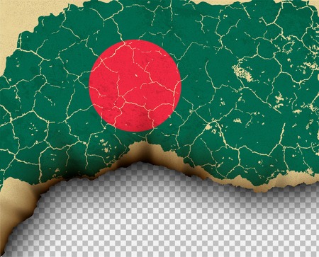 Element ripped flag country templates torn paper burningのイラスト素材