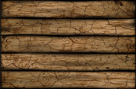 wooden background with wood texture and shadowsのイラスト素材