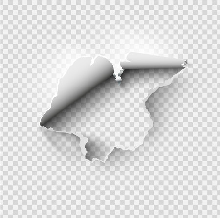 ragged Hole torn in ripped paper on transparent backgroundのイラスト素材