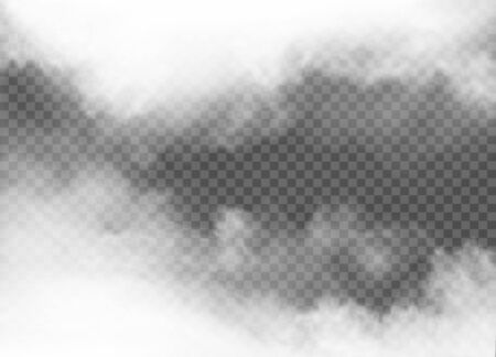 fog and smoke isolated on transparent backgroundのイラスト素材