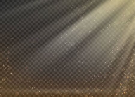 light lamp and Smoke isolated on transparent backgroundのイラスト素材