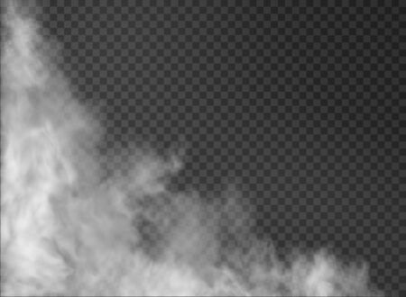 fog and smoke isolated on transparent backgroundのイラスト素材