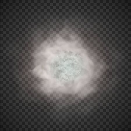 fog and smoke isolated on transparent backgroundのイラスト素材