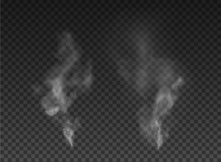 fog and smoke isolated on transparent backgroundのイラスト素材
