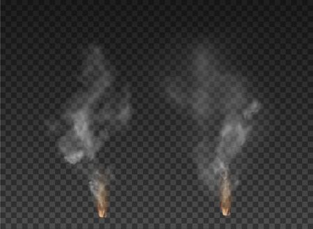 fog and smoke isolated on transparent backgroundのイラスト素材