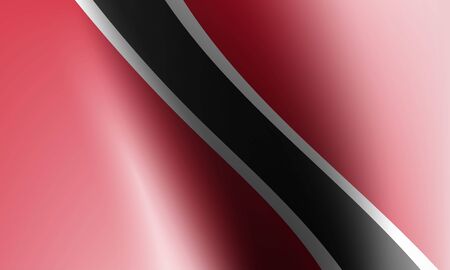 wave flag of country with shadow and glare in illustrationのイラスト素材