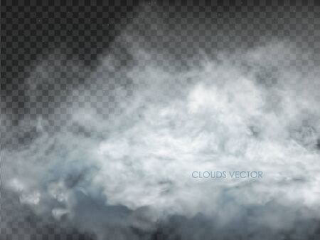 fog and smoke isolated on transparent backgroundのイラスト素材