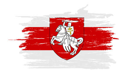 set of wave belarus flags of all countries in illustrationのイラスト素材