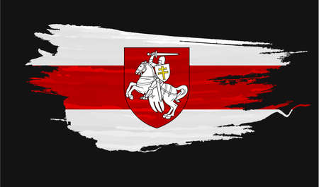 set of wave belarus flags of all countries in illustrationのイラスト素材