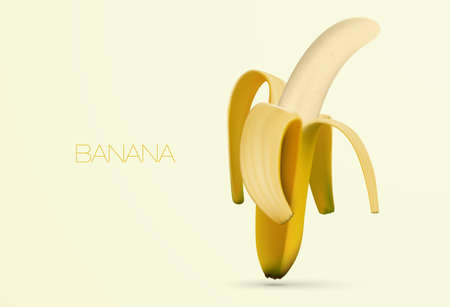 banana. Vector illustrationのイラスト素材