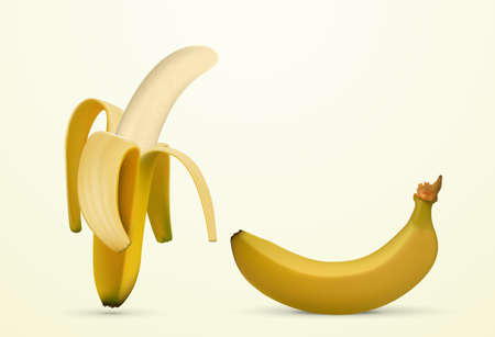 banana. Vector illustrationのイラスト素材