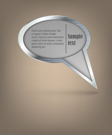 Speech Bubble. Vector illustrationのイラスト素材