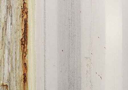 Close up surface dirty texture of the Blue container without labels. Vintage Rusty metal with old...