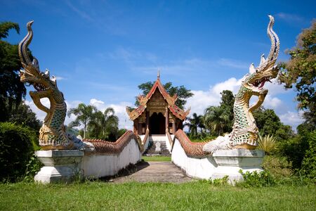 Wat Pa Daet MeaChaem District, Chiang Mai Province, Thailandの写真素材