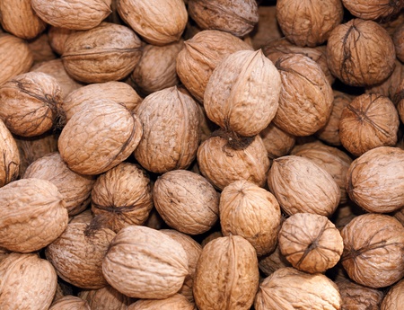 A close-up shot of a greek nuts background