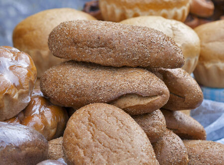 freshly baked bread 
