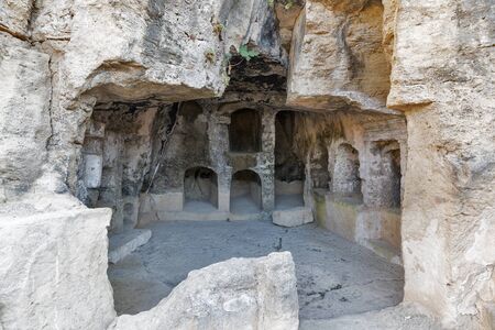 Tombs of the Kings archaeological museum in Paphos on Cyprusの写真素材