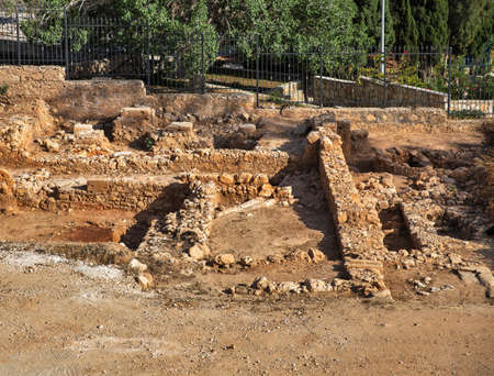 Medieval ruins of Ayia Napa monastery, Cyprus.の写真素材