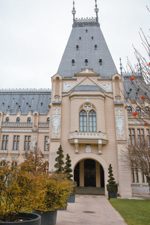 Palace of Culture in Iasi, Romania. Historic and emblematic building.の写真素材