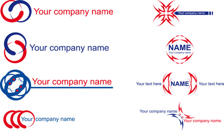 Set of abstract elements logo for designのイラスト素材